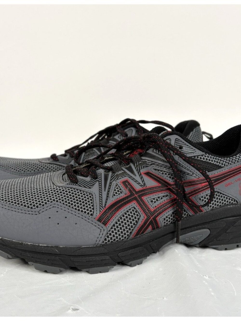 Asics Gel Venture 8 Trail Running Shoes Men’s 9.5 Grey Extra Wide Walking